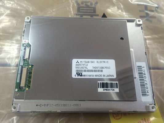 AA057VF1 Mitsubish 5.7INCH 640 （RGB） ×480、VGAの141PPI操作の臨時雇用者。:-20 | 70 ° 1100 cd/m2産業LCDの表示