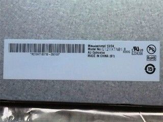 G121XTN01.0 AUO	12.1INCH生命≥ 50K時間、LEDの運転者と、上部I/Fの180°逆、6/8ビット、マット