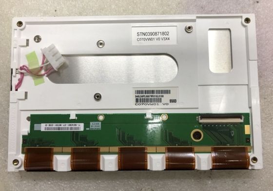 C070VW01 V0 AUO   7INCH 800×480RGB 650CD/M2 CCFL TTLの操作の臨時雇用者。:-30 | 85の°C産業LCDの表示