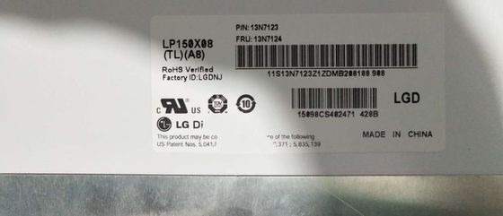 15.0&quot; 1024x768 150cd/m2 Tft Lcd Screen 85PPI LP150X08-TLA8 45/45/15/35 (タイプ) (CR≥10)
