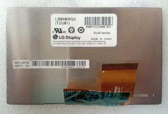 LB050WQ2-TD03 LG.Philips LCD 5.0&quot; 480×272 （RGB） 400 cd/mの²産業LCDの表示