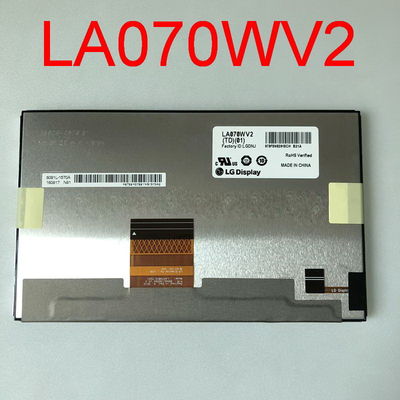 LA070WV2-TD01 LGの表示7.0&quot; 800 （RGB） ×480 550 cd/mの²産業LCDの表示