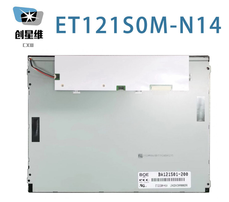 ET121S0M-N14 BOE 12.1&quot; 800 ((RGB) × 600, 400 cd/m2 80/80/65/75 産業用液晶ディスプレイ