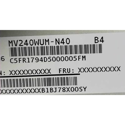 MV240WUM-N40 BOE 24.0&quot; 1920 ((RGB) × 1200, 300 cd/m2) 産業用液晶ディスプレイ