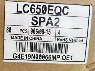 LC650EQC-SPA2 LGディスプレイ 65&quot; 3840 ((RGB) × 2160 89/89/89/89 産業用液晶ディスプレイ