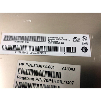 M270QAN02.0 AUO 27.0&quot; 3840 ((RGB) × 2160, 300 (タイプ) ((cd/m2) 産業用液晶ディスプレイ