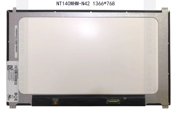 NT125WHM-N42 BOE 12.5&quot; 1366 ((RGB) ×768, 200 cd/m2 産業用液晶ディスプレイ