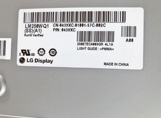LM250WQ2-SSA1 LGディスプレイ 25&quot; 2560 ((RGB) ×1440 クアッドHD 117PPI 300 cd/m2 産業用液晶ディスプレイ