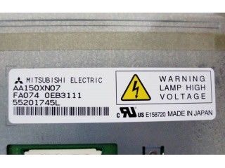 AA150XN07 4 PC CCFL TFT LCD 15 インチ インダストリアル TFT ディスプレイ 75/75/50/60 (タイプ)