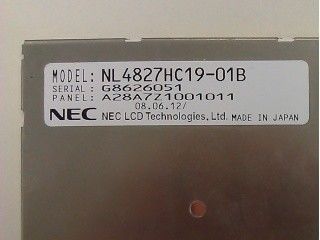 NL4827HC19-01B 128PPI 4.3 INCH 480×272 NEC TFTディスプレイ 97.04 ((H) ×55.86 ((V) mm