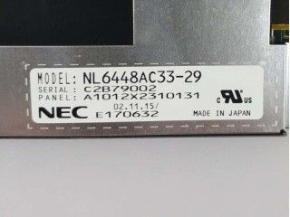 NL6448AC33-29 10.4 INCH 640×480 31ピン NEC TFT LCD 215.4×161.8×V ミリ