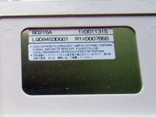 LQ084S3DG01 視角 80/80/45/80 8.4&quot; 800×600 SVGA 119PPI インダストリアル LCD パネル