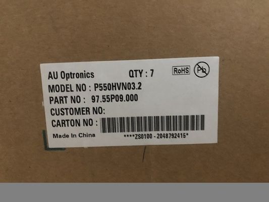 55インチ RGB 700cd/m2 1920 ((RGB) ×1080 40PPI TFT LCD パネル P550HVN032