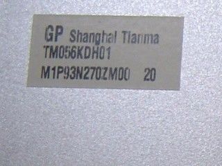 TM056KDH01 5.6&quot; 320×234 71PPI 200cd/m2 視角 65/65/45/65 TIANMA TFT