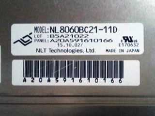 800*600 8.4&quot; 119PPI 400cd/m2 TFT LCD パネル NL8060BC21-11D LCDスクリーン