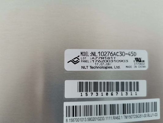 15産業のために使用されるLEDの運転者が付いているインチ1024*768 TFT LCDのパネルNL10276AC30-45D