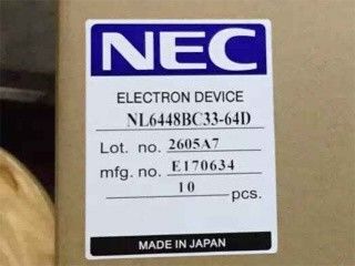 10.4 インチ 450cd/m2 VGA 76PPI TFT LCD パネル NL6448BC33-64D 80/80/80/55