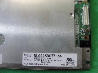 640*480 40% NTSC 450cd/m2 NEC TFTディスプレイ NL6448BC33-64R 3.3/5.0V 262K 40% NTSC