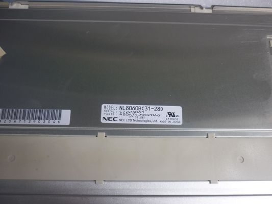12.1&quot; 800*600 350cd/m2 82PPI NEC TFT パネル NL8060BC31-28D 70/70/45/55