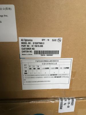 G150XTN06.0 1024×768 XGA 85PPI 450cd/m2 インダストリアルLcd パネルLCD画面
