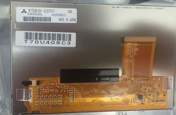 AA050ME01--T1三菱5INCH 800×480 RGB 350CD/M2 WLED TTLの貯蔵の臨時雇用者。:-30 | 80の°C産業LCDの表示