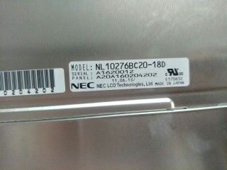 NL10276BC20-18D NEC 10.4&quot; 1024 ((RGB) ×768, 400 cd/m2 80/80/80/80