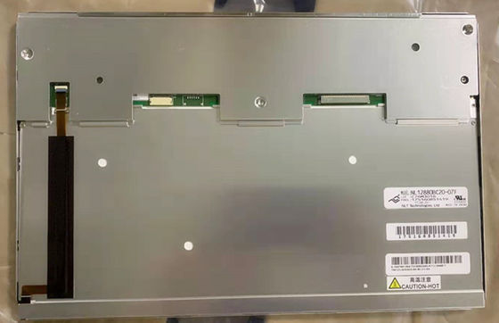 12.1INCH 1800CD/M2 LCM 1280×800 1280×800RGB WLED LVDSの実用温度前のNL12880BC20-07F:-20 |産業70 °C