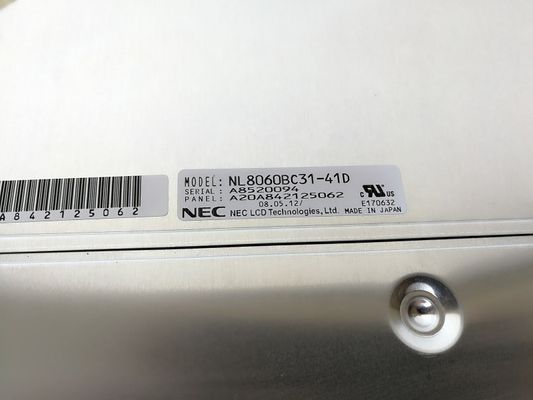 12.1INCH 400CD/M2 LCM 800×600 800×600RGB CCFL LVDSの実用温度前のNL8060BC31-41D:-20 | 70 °C産業LCD