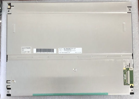 12.1INCH 450CD/M2 LCM 800×600 800×600RGB WLED LVDS前のNL8060BC31-47 	貯蔵の臨時雇用者。:-30 | 80の°C産業LCDの表示