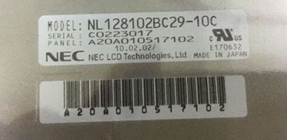 19INCH 290CD/M2 LCM 1280×1024 1280×1024RGB CCFL LVDSの貯蔵の臨時雇用者前のNL128102BC29-10C。:-20 | 60の°C産業LCD DISP