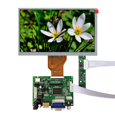 AT070TN92 Innolux 7.0&quot; 800 （RGB） ×480 250 cd/mの²産業LCDの表示
