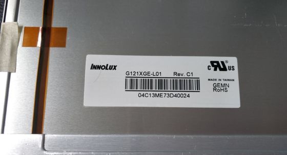 G121XGE-L01 INNOLUX 12.1」1024の（RGB） ×768 600 cd/mの²産業LCDの表示