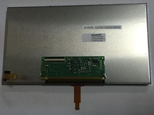 7&quot; LCM 800×480RGB 	485cd/mの² LQ070Y5DG36のシャープTFT LCDの表示