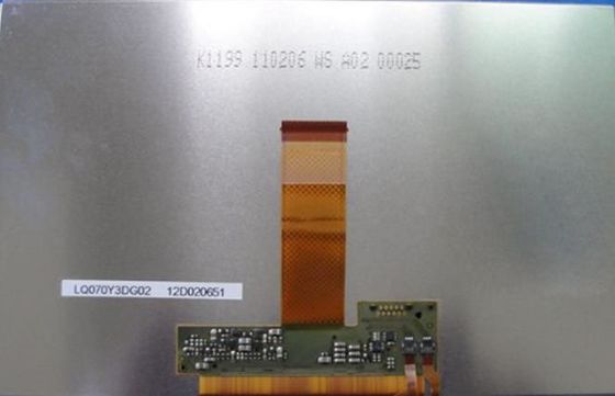 LQ070Y3DG02シャープ7&quot; LCM 800×480RGB  280cd/mの²   産業LCD表示