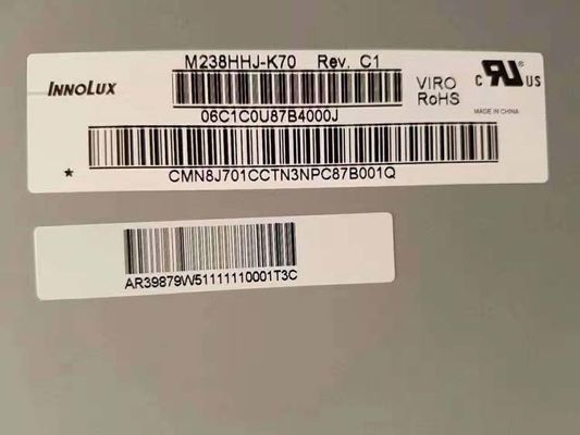 M238HHJ-K70 Innolux 23.8&quot; 1920年（RGB） ×1080 400 cd/mの²産業LCDの表示