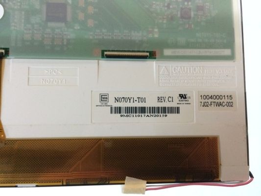 N070Y1-T01 CMO 7.0&quot; 800 （RGB） ×480 250 cd/mの²産業LCDの表示