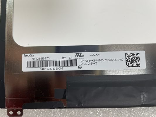 N140BGE-E53 INNOLUX 14.0」1366の（RGB） ×768 200 cd/mの²産業LCDの表示