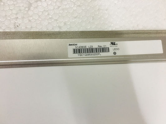 N140BGE-L23 INNOLUX 14.0」1366の（RGB） ×768 200 cd/mの²産業LCDの表示