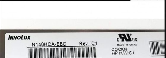 N140HCA-EBC INNOLUX 14.0」1920年の（RGB） ×1080 250 cd/mの²産業LCDの表示