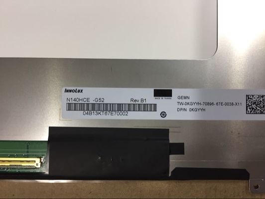 N140HCE-G52 INNOLUX 14.0」1920年の（RGB） ×1080 300 cd/mの²産業LCDの表示