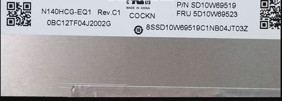 N140HCG-EQ1 INNOLUX 14.0」1920年の（RGB） ×1080 300 cd/mの²産業LCDの表示