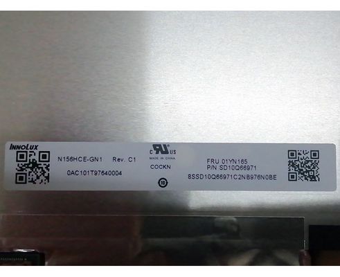 N156HCE-GN1 Innolux 15.6」1920年の（RGB） ×1080 500 cd/mの²産業LCDの表示