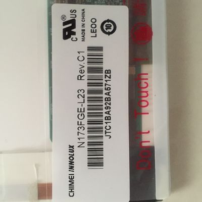 N173FGE-L23 CHIMEI Innolux 17.3」1600の（RGB） ×900 220 cd/mの²産業LCDの表示