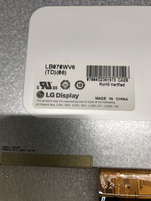 LB070WV6-TD06 LGの表示7.0&quot; 800 （RGB） ×480 350 cd/mの²産業LCDの表示
