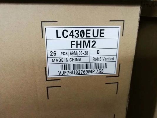 LC430EUE-FHM2 LGの表示43&quot; 1920年（RGB） ×1080 300cd/m2産業LCDの表示51PPI