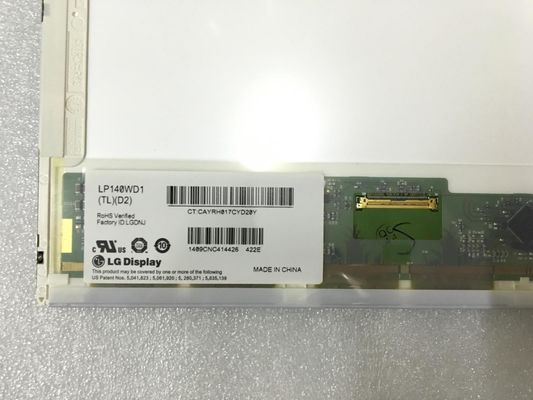 LP140WD1-TLD2 14.0&quot; 1600x900 インダストリアルLCDパネル 200cd/m2 89/89/89/89 (タイプ)
