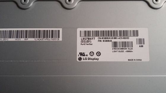LM270WF7-SSB1 LGの表示27.0&quot; 1920×1080 250cd/m2産業LCDの表示