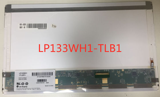 LP133WH1-TLB1 LG DisplayL 13.3」1366の（RGB） ×768 300 cd/mの²産業LCDの表示118PPI