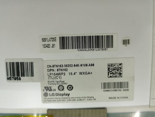 LP154WP2-TLC2 LGの表示15.4」1440の（RGB） ×900 300 cd/mの²産業LCDの表示