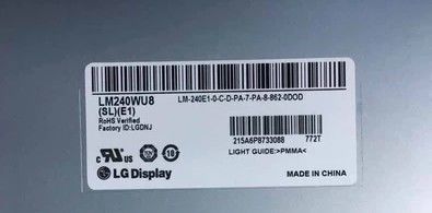 LM240WU8-SLE4 LGの表示24.0&quot; 1920年（RGB） ×1200 300 cd/mの²産業LCDの表示